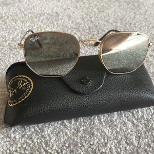 RAY BAN — hexagonal sunglasses